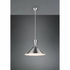 Luminaires Reality Suspension Reality Enzo Nickel mat, 1 lumière* Suspensions