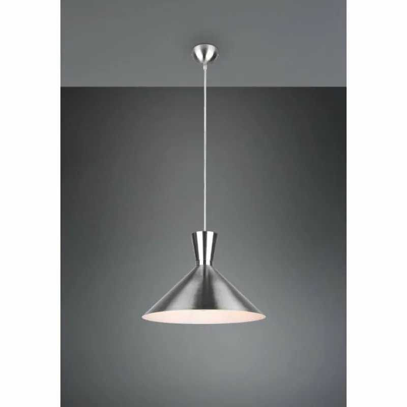 Luminaires Reality Suspension Reality Enzo Nickel mat, 1 lumière* Suspensions