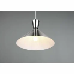 Luminaires Reality Suspension Reality Enzo Nickel mat, 1 lumière* Suspensions
