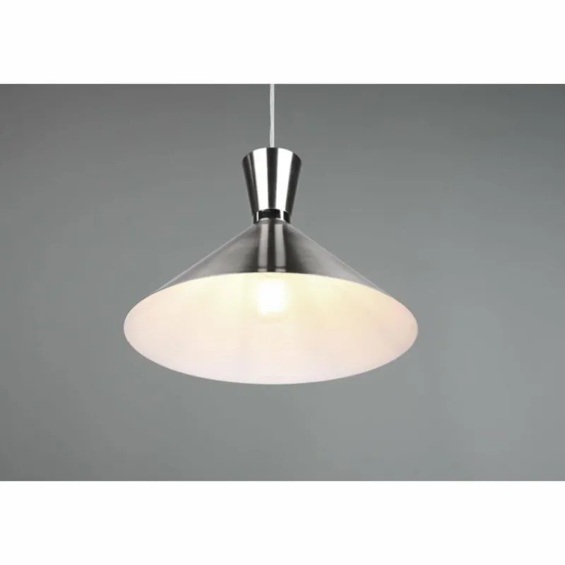 Luminaires Reality Suspension Reality Enzo Nickel mat, 1 lumière* Suspensions