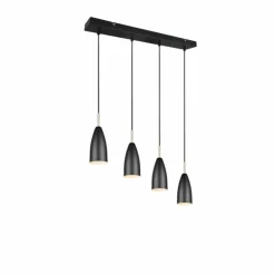 Luminaires Reality Suspension Reality Farin Noir, 4 lumières* Suspensions