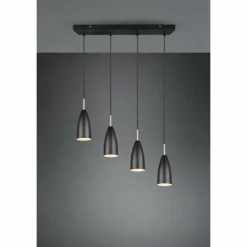Luminaires Reality Suspension Reality Farin Noir, 4 lumières* Suspensions