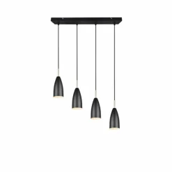 Luminaires Reality Suspension Reality Farin Noir, 4 lumières* Suspensions