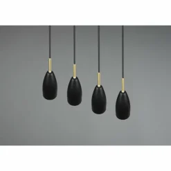 Luminaires Reality Suspension Reality Farin Noir, 4 lumières* Suspensions