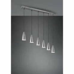 Luminaires Reality Suspension Reality Farin Nickel mat, 6 lumières* Suspensions