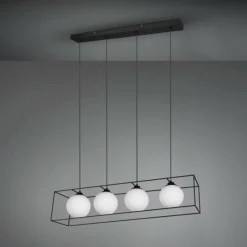 Luminaires Reality Suspension Reality GABBIA Noir, 4 lumières