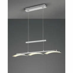 Luminaires Reality Suspension Reality Ikaria LED Nickel mat, 3 lumières