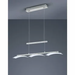 Luminaires Reality Suspension Reality Ikaria LED Nickel mat, 3 lumières