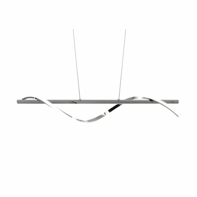 Luminaires Reality Suspension Reality Isabel LED Chrome, 1 lumière* Éclairage Led