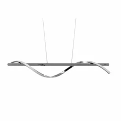 Luminaires Reality Suspension Reality Isabel LED Chrome, 1 lumière* Éclairage Led