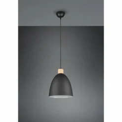 Luminaires Reality Suspension Reality Jagger Noir, 1 lumière* Suspensions
