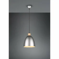 Luminaires Reality Suspension Reality Jagger Brun foncé, Nickel mat, 1 lumière* Suspensions