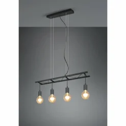 Luminaires Reality Suspension Reality Ladder Noir, 4 lumières* Suspensions