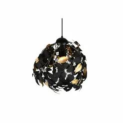 Lampes Dorées-Luminaires Reality Suspension Reality Leavy Noir, 1 lumière