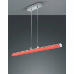 Luminaires Reality Suspension Reality LEIA LED Chrome, 1 lumière, Télécommandes, Changeur de couleurs* Suspensions