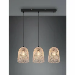 Luminaires Reality Suspension Reality Lovis Noir, 3 lumières* Suspensions