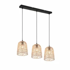 Luminaires Reality Suspension Reality Lovis Noir, 3 lumières* Suspensions