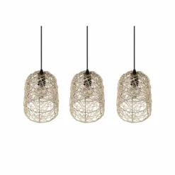 Luminaires Reality Suspension Reality Lovis Noir, 3 lumières* Suspensions