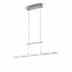 Luminaires Reality Suspension Reality MILOS LED Nickel mat, 4 lumières