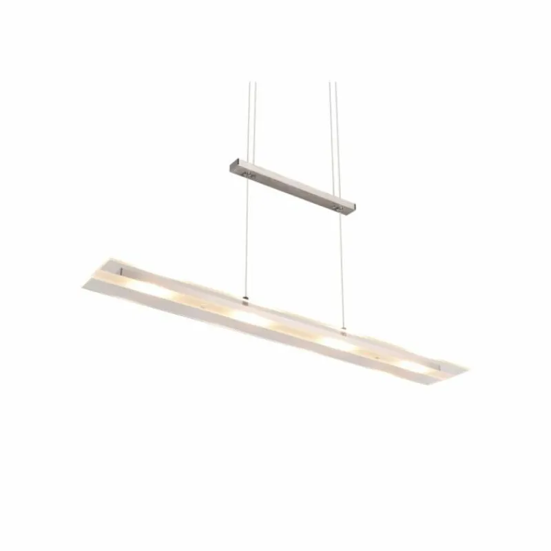 Luminaires Reality Suspension Reality MILOS LED Nickel mat, 4 lumières