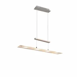 Luminaires Reality Suspension Reality MILOS LED Nickel mat, 4 lumières