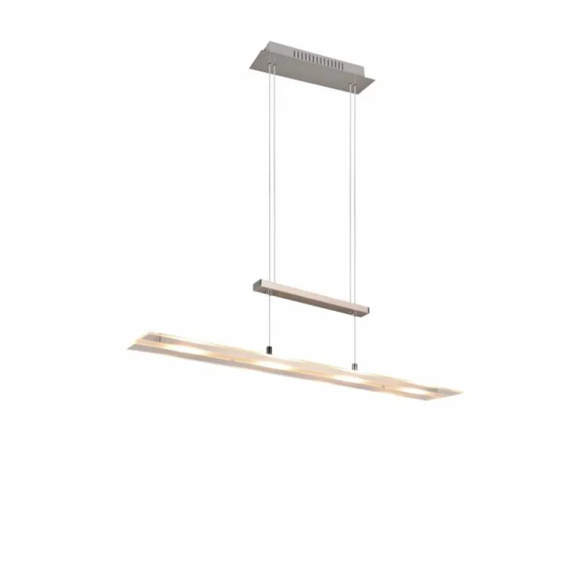 Luminaires Reality Suspension Reality MILOS LED Nickel mat, 4 lumières