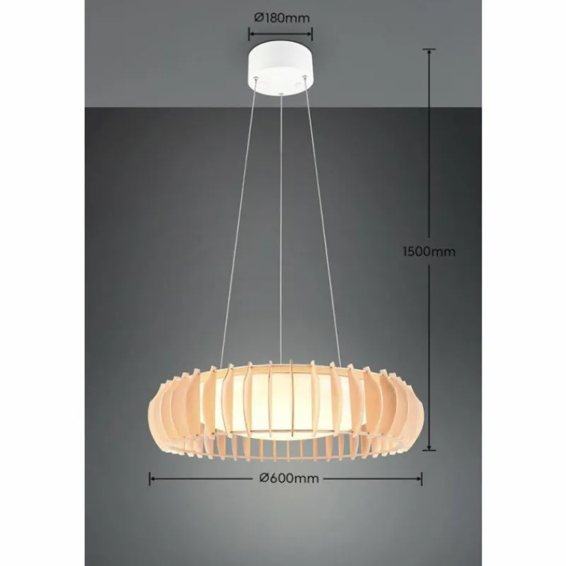 Luminaires Reality Suspension Reality MONTE LED Blanc, 1 lumière, Télécommandes* Éclairage Led