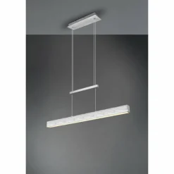 Luminaires Reality Suspension Reality Paros LED Aluminium brossé, 3 lumières* Suspensions