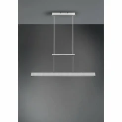 Luminaires Reality Suspension Reality Paros LED Aluminium brossé, 3 lumières* Suspensions