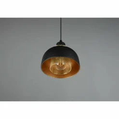 Lampes Dorées-Luminaires Reality Suspension Reality Punch Noir, 1 lumière