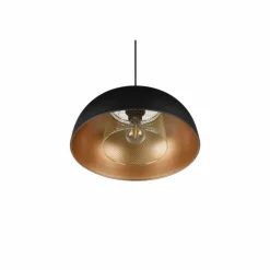 Lampes Dorées-Luminaires Reality Suspension Reality Punch Noir, 1 lumière