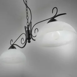 Luminaires Reality Suspension Reality Rouille, 2 lumières