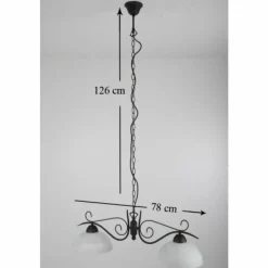 Luminaires Reality Suspension Reality Rouille, 2 lumières