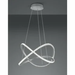 Luminaires Reality Suspension Reality Rubin LED Aluminium, 1 lumière, Télécommandes, Changeur de couleurs* Éclairage Led