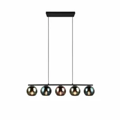 Luminaires Reality Suspension Reality SHELDON Noir, 5 lumières