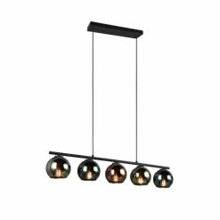Luminaires Reality Suspension Reality SHELDON Noir, 5 lumières