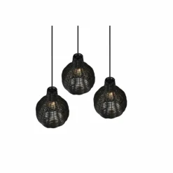 Luminaires Reality Suspension Reality Sprout Noir, 3 lumières* Suspensions