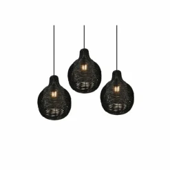 Luminaires Reality Suspension Reality Sprout Noir, 3 lumières* Suspensions