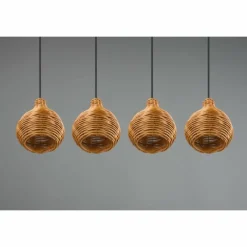 Luminaires Reality Suspension Reality Sprout Noir, 4 lumières* Suspensions