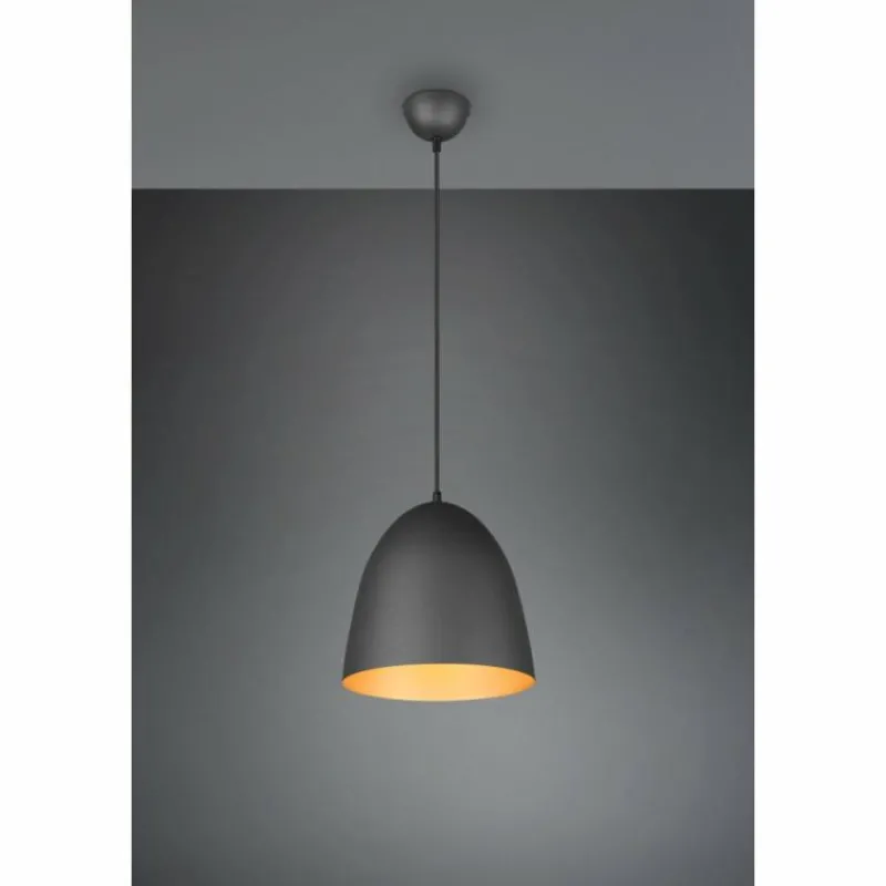Lampes Dorées-Luminaires Reality Suspension Reality Tilda Noir doré, 1 lumière