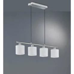 Luminaires Reality Suspension Reality TOMMY Nickel mat, 4 lumières* Suspensions