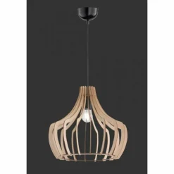 Luminaires Scandinaves-Luminaires Reality Suspension Reality WOOD Bois clair, 1 lumière