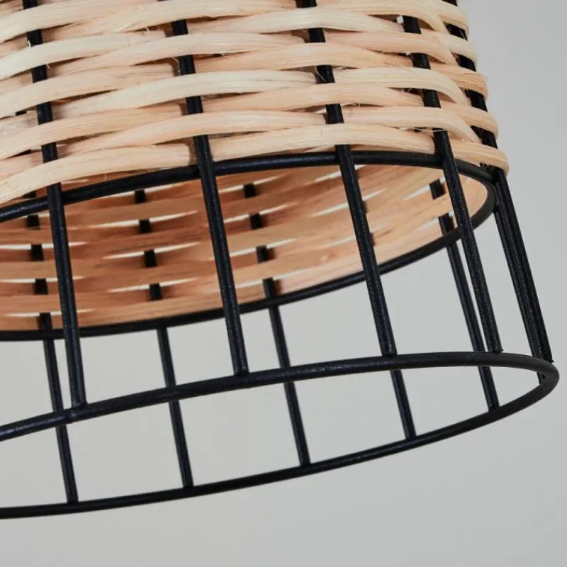 Style Boho-Chic-hofstein Suspension Recinto Noir, 3 lumières