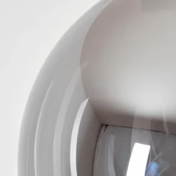 Suspension Verre Fumé-hofstein Suspension Recoutas Noir, 1 lumière