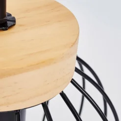 Lampes Vintages & Rétros-hofstein Suspension Refresco Noir, 3 lumières