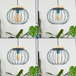 Lampes Vintages & Rétros-hofstein Suspension Refresco Turquoise, 1 lumière