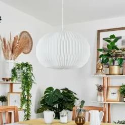 hofstein Suspension Regufe Blanc, 1 lumière