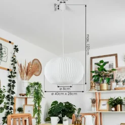 hofstein Suspension Regufe Blanc, 1 lumière