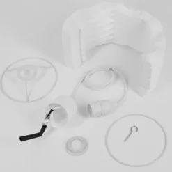 hofstein Suspension Regufe Blanc, 1 lumière