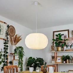 hofstein Suspension Regufe Blanc, 1 lumière